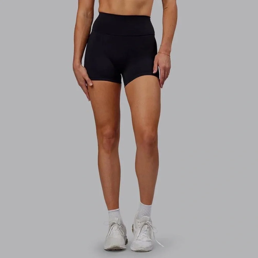 lskd - fusion ultra high-rise 4” short in black